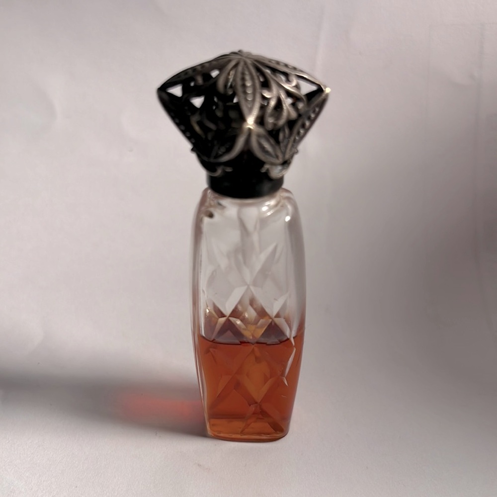 La Castillere made in France. Vintage mini perfume. Almost half way.